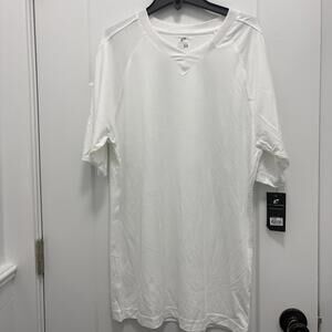 CHAMPRO Adult Mark Soccer Jersey White SJ20AWWS Size Medium